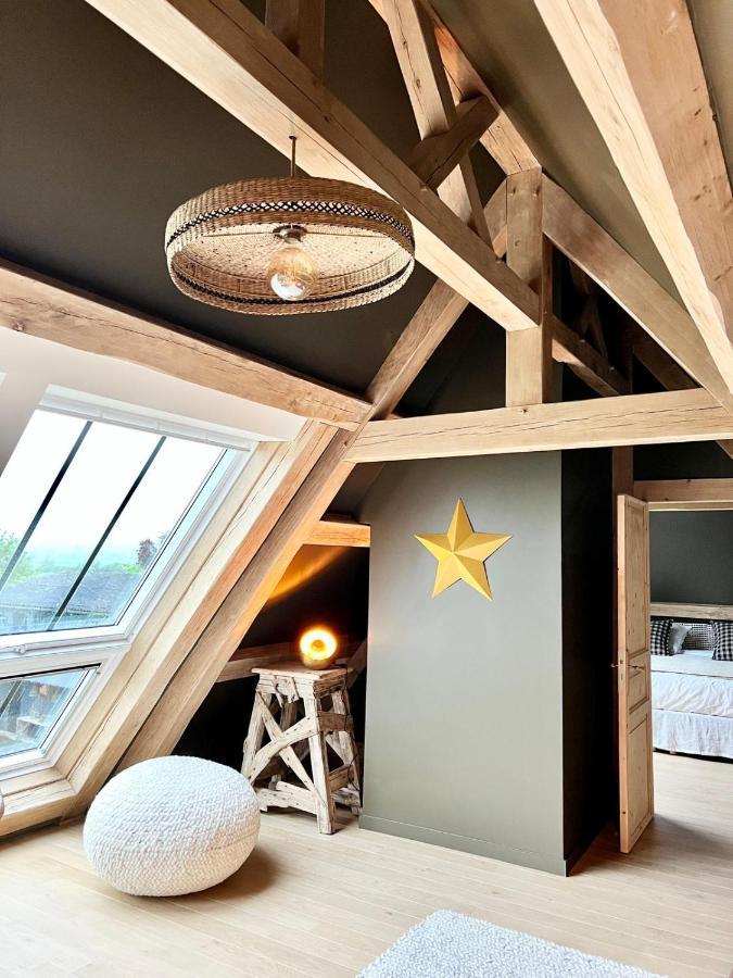 Bed and Breakfast Par Hasard Ou Pas Saint-Martin-aux-Chartrains Exterior foto